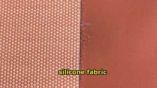 T0.75mm x W1m x L10m Red Silicone Coated Fiberglass Fabric (Rogers Style)