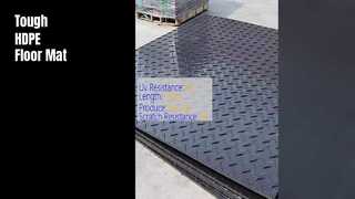 HDPE Plastic Sheet UV Scratch Resistant Floor Mat