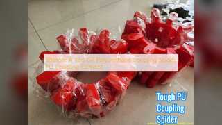 Red PU Coupling Spider for Harsh Conditions