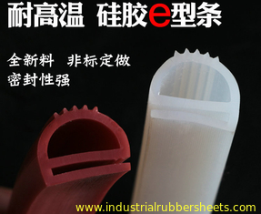 Red, Translucent Silicone Profile, Silicone Extrusion, Silicone Stripe for Seal Industrial