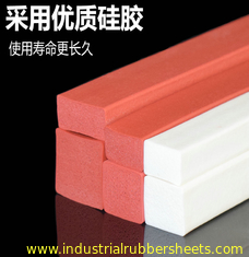White, Red Color Close Cell Silicone Sponge Stripe, Silicone Foam Stripe for Door Seal