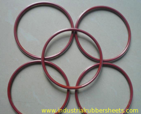 Transparent PTFE Or PTFE Encap Silicone Rubber Washers Standard Size AS586 , BS151