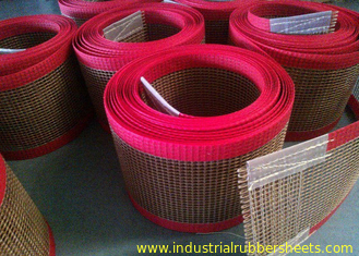 PTFE polyester mesh fabric , PTFE polyester mesh fabric for conveyor belt / griddling cloth, made by PTFE coated