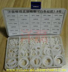 Food Grade Waterproof Rubber O Ring Kit Silicone O Ring Kit Customized ISO9001