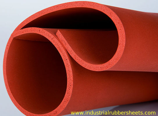 Close Cell Silicone Rubber Sheet with High Temperature Resistance and Double Impression Fabric Surface