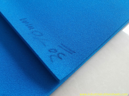 200psi Open Cell Silicone Sponge Rubber Sheet , Silicone Foam Rubber Sheet Blue Red Grey Yellow