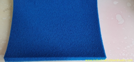 200psi Open Cell Silicone Sponge Rubber Sheet , Silicone Foam Rubber Sheet Blue Red Grey Yellow
