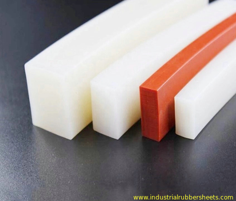 Red Translucent Silicone Extrusion , Silicone Profile , Silicone Rubber Seal For Sealing