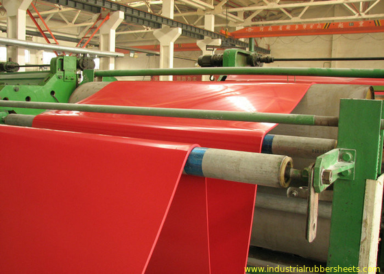 Red Gum Rubber Sheet with 35-60 Shore A Hardness 15-24Mpa Tensile Strength and 500%-740% Elongation for Industrial Use