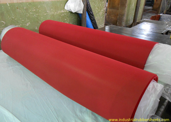 Red Gum Rubber Sheet with 35-60 Shore A Hardness 15-24Mpa Tensile Strength and 500%-740% Elongation for Industrial Use