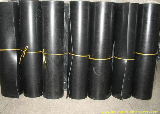 Non-Toxic Colorful Industrial Rubber Sheet with 1.0 mm - 100 mm Thickness and Tensile Strength 2-12Mpa