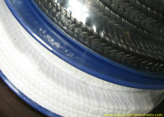 White Lattice Braided PTFE Packing with Working Pressure 2-20Mpa and Temperature Range -240°C to +288°C for High-Performance Sealing