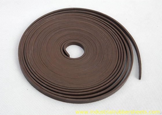 Brown PTFE Guide Stripe Tape (GST) with 60%PTFE + 40%bronze for High Wearing Resistance and Low Friction Coefficient