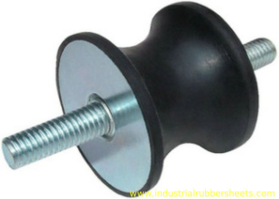 Industrial Grade Rubber Shock Mounts with Galvanized Metal + Rubber Construction and 40, 50, 60 Shore A Hardness