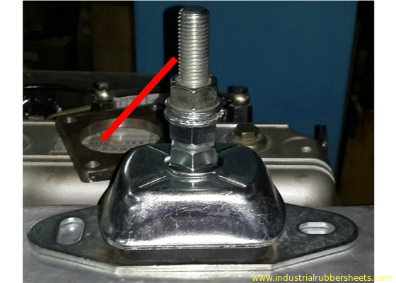 Smooth Surface Marine Rubber Shock Mounts with 40-80 Shore A Hardness and -40°C to +120°C Working Temperature