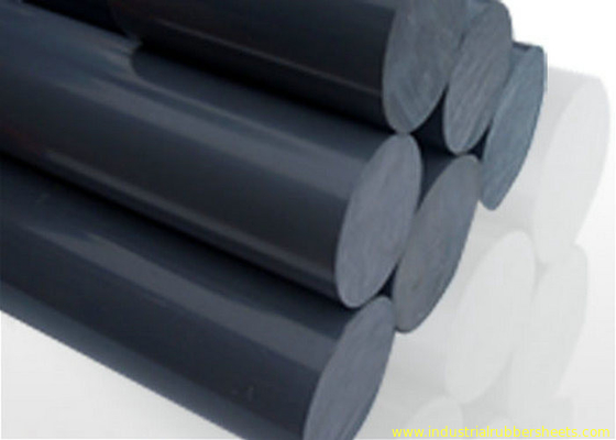 Dark Grey Plastic Rod , PVC Rod With Acid & Alkali Resistant , Nylon Round Bar