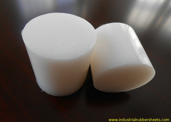 White PE Nylon Plastic Rod For Cutting Boards And Tanks / HDPE Bar