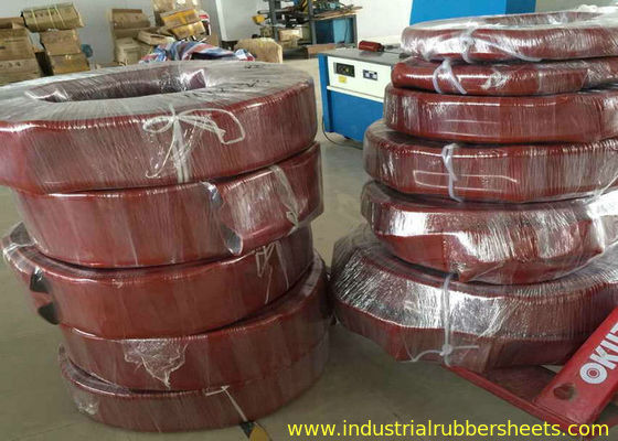 Industrial Roller High Tear Resistant Silicone Tube Extrusion with 18-25KV/mm Resistant and Shore A 70 Hardness