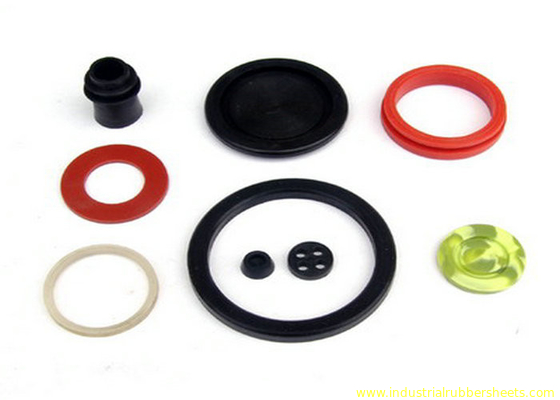 Small Silicone Rubber Washer , Silicone Rubber Seal Food Grade / High Temperature Rubber Gasket