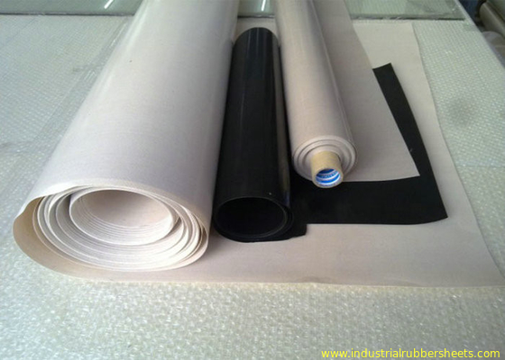 White PTFE Coated Fiberglass Fabric , PTFE Coated Fiberglass Cloth