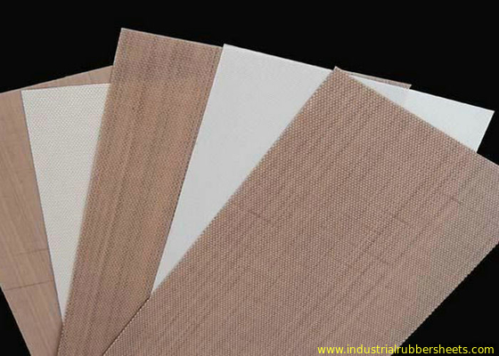 White PTFE Coated Fiberglass Fabric , PTFE Coated Fiberglass Cloth