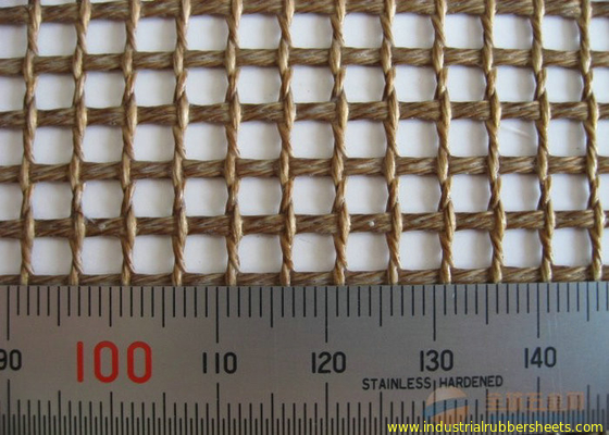 High Temperature Resistant Open Fiberglass PTFE Mesh Edge Reinforced Non Sticky