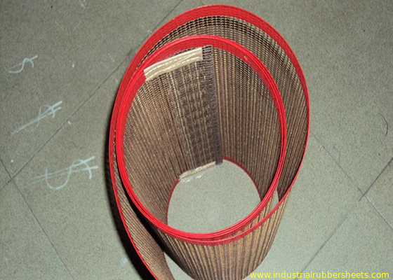 High Temperature Resistant Open Fiberglass PTFE Mesh Edge Reinforced Non Sticky