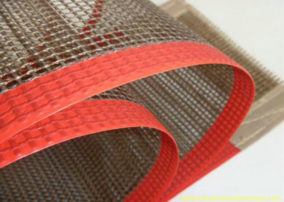High Strength Glass Fiber Woven Fabric PTFE Mesh / PTFE Mesh Screen