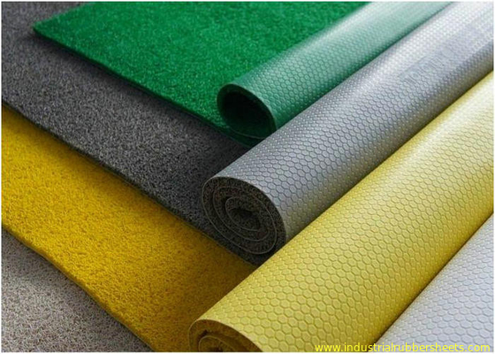 Durable PVC Floor Mat with 9-17mm Thickness and 1.22m or 1.8m Width for Commercial Use