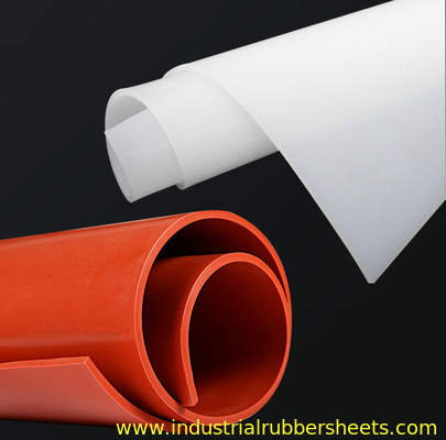 0.5mm-50mm Thick High Temp Silicone Rubber Sheet ≥300% Elongation Black