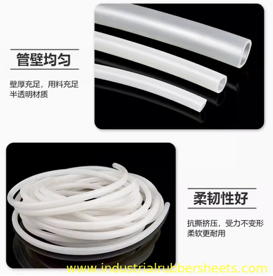 50shore A Hardness Silicone Tube Extrusion 1.5 Inch High Temperature