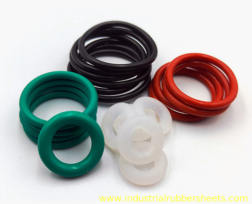 Ul94 V0 Grade Rubber Washer , Silicone O Ring , Silicone Gasket High Temperature