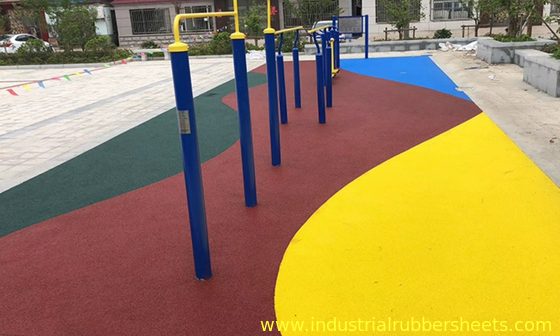 70 Shore A Colored Epdm Rubber Granules With 18% Content