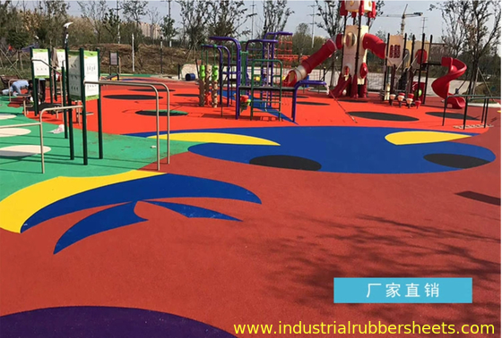 70 Shore A Colored Epdm Rubber Granules With 18% Content