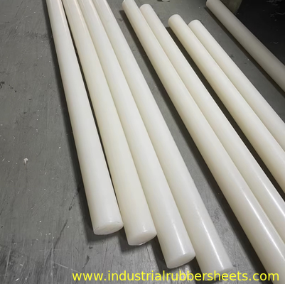 50 KJ/M2 Impact Strength Nylon Plastic Rod with 80°C Heat Deflection Temperature and 2.5%-2.8% Moulding Shrinkage for Industrial Applications