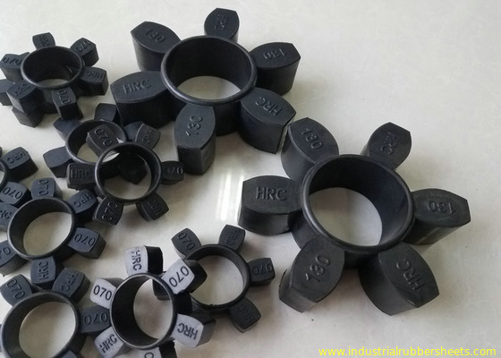 Black HRC Coupling with 8Mpa Tensile Strength and 70-90Shore A Hardness for Industrial Shaft Applications