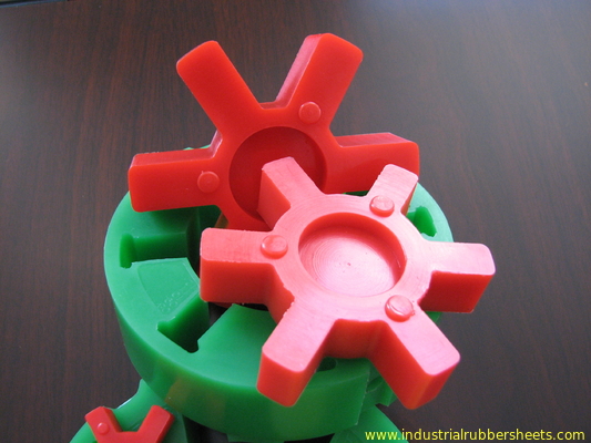 L Type Red Polyurethane / PU Coupling Taper Bore Universal Series