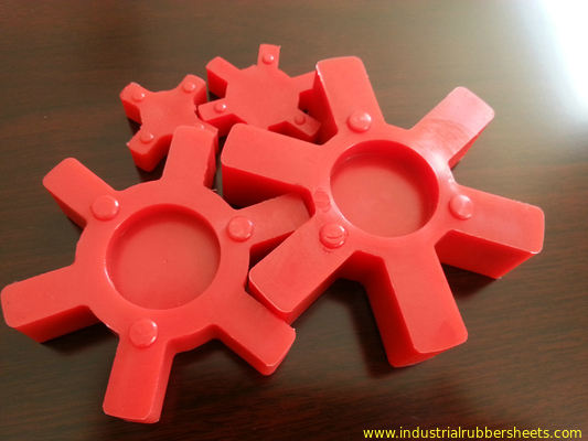 L Type Red Polyurethane / PU Coupling Taper Bore Universal Series