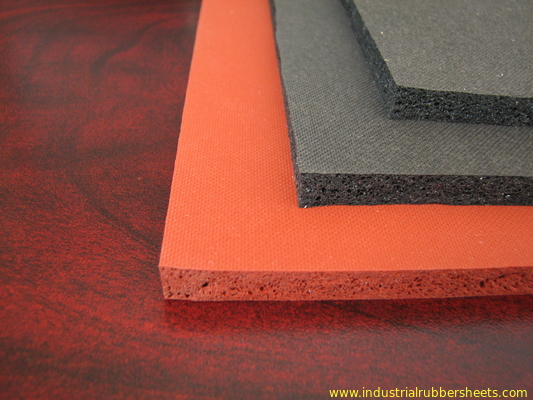 Double Impression Fabric Silicone Sponge Sheet 10-30Sh A Hardness