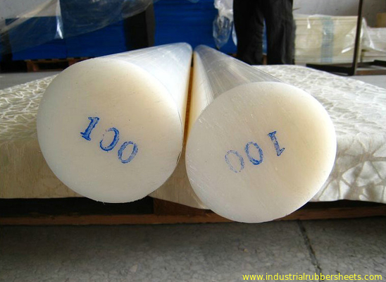 Low Temperature Tenacity Nylon Rod , Plastic Rod , 1 - 2m Length HDPE PE Bar