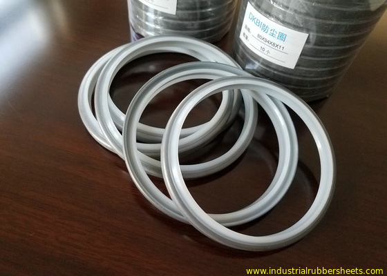 White PU or Black NBR Silicone Rubber Washers Size Customized