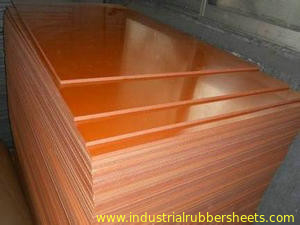 Brown Smooth Surface Phenolic Cotton Sheet For Switch Heat - Resistant