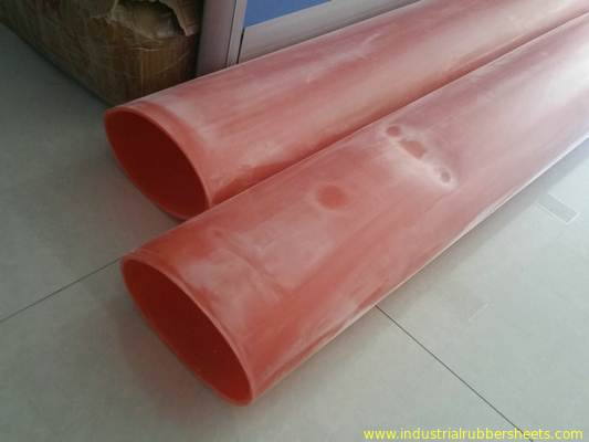 Red Translucent Silicone Sleeve Silicone Tube Extrusion For Corona Roller Maximum 2m length