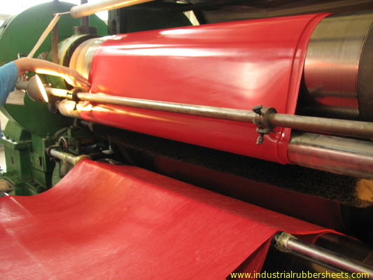 22Mpa Tensile Strength 35-40Shore A Hardness Pink Red Natural Rubber Sheet Gum Rubber Sheet