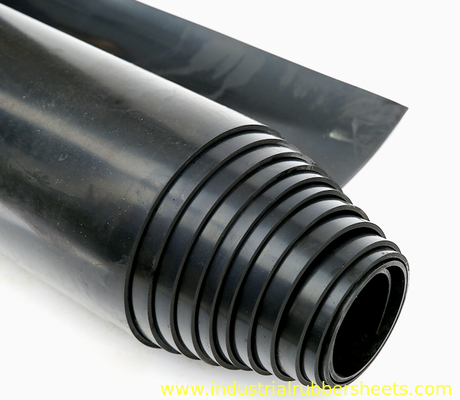 Anti - Impact Black SBR Industrial Rubber Sheet For Bridge Bearing Pads