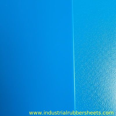 Smooth Or Sand Surface Blue Colored Plastic Sheet For Chemical Industry Light Density