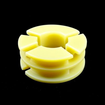Nylon Sleeve Polyurethane Coupling Jaw / Spider Structure Natural Color