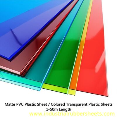 Matte PVC Plastic Sheet with 52Mpa Tensile Strength and 5KJ/m² Impact Strength - UV Stabilized for Durability