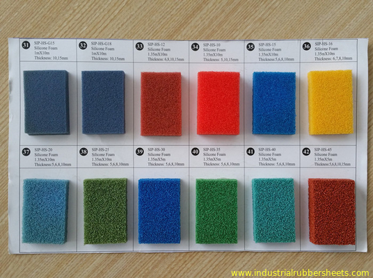 Silicone Rubber Sheet, Silicone Sponge Rubber Sheet for Ironning Table Silicone Foam Rubber Sheet with Hardness Options of 10 15 20 25 30 35 40 /-5shore A