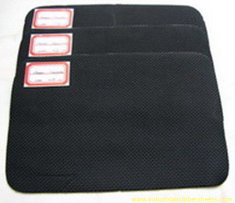 Black 100% Virgin Neoprene Rubber Sheet / Industrial Grade Neoprene Lining